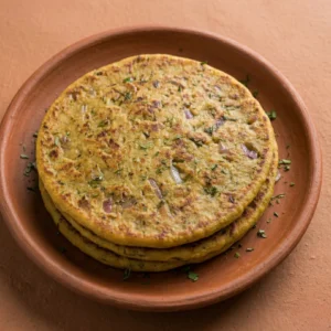 authentic marwadi besan pyaz paratha (organic special)