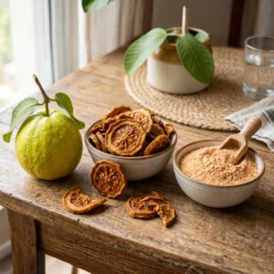 Solar dehydrated sweet tangy dried guava slices for wholesale