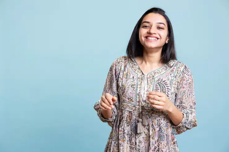 optimistic amazed girl being enthusiastic jolly about something 482257 122321