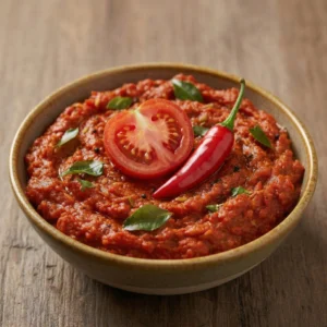 tangy marwadi tamater ki chutney (organic special)
